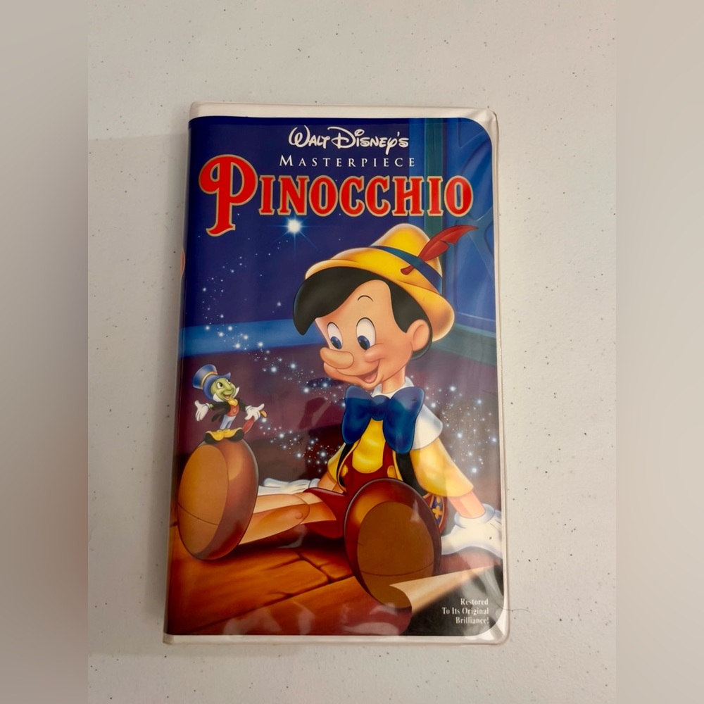 Disney’s Masterpiece Pinocchio 239 VHS Movie